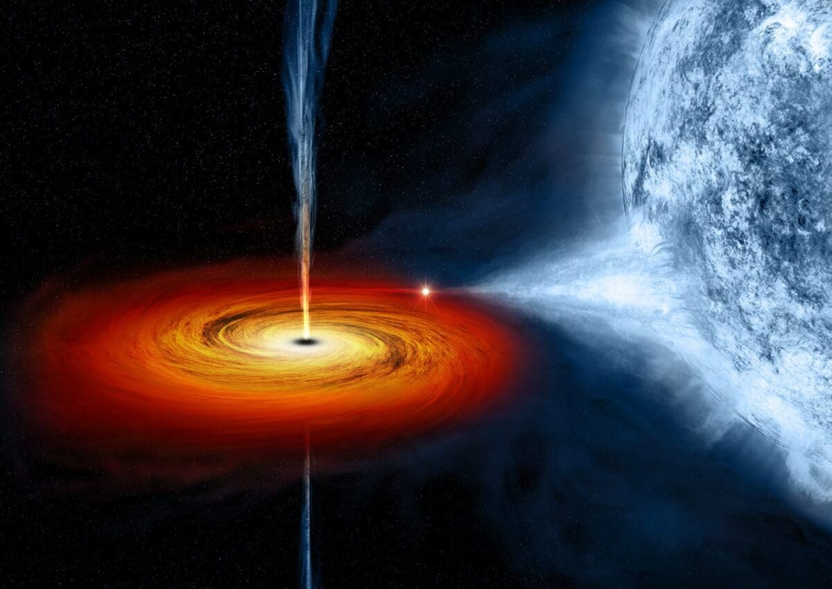 صورة لثقب أسود