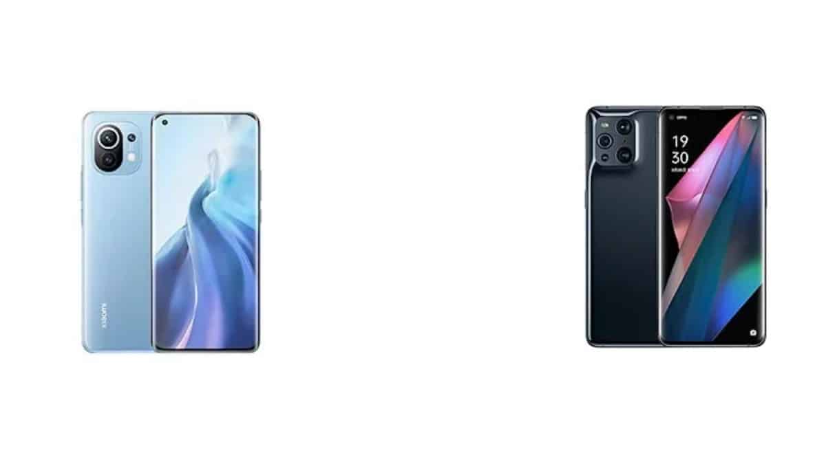 مقارنة بين مواصفات هاتفي Xiaomi Mi 11  و OPPO Find X3 .. أيهما أفضل؟