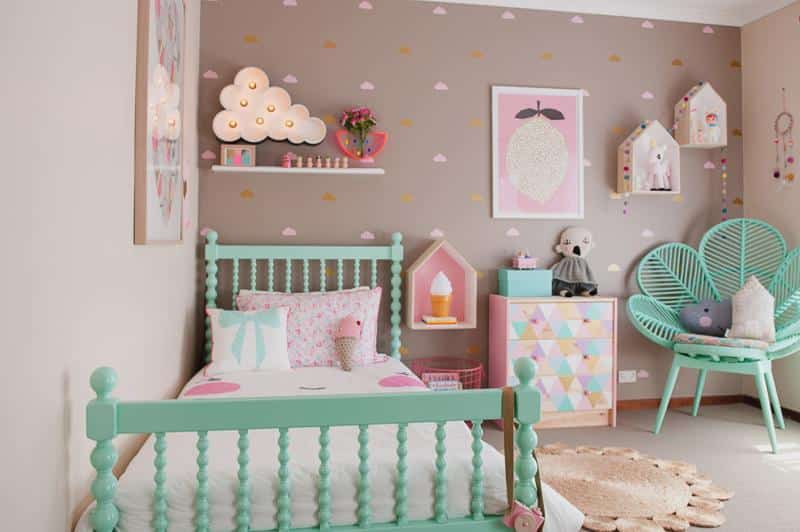 أحدث ديكورات غرف الأطفال وأفضل ألوان الطلاء وورق الحائط 2021
