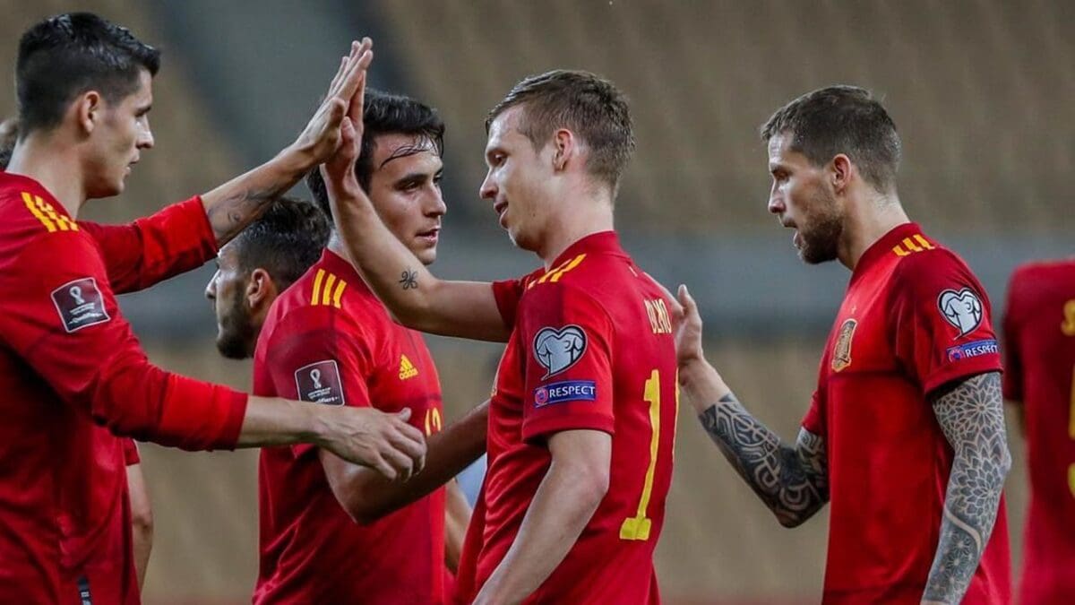 ترتيب مجموعة منتخب اسبانيا في تصفيات كأس العالم 2022