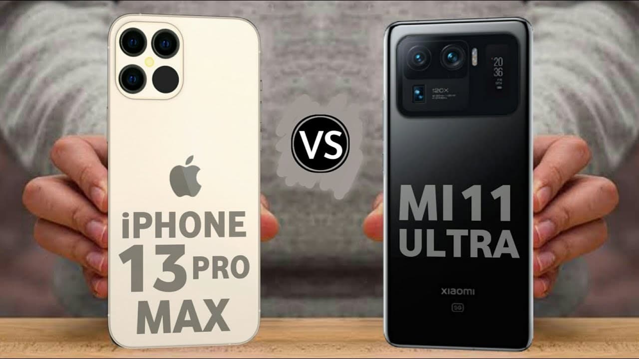 مقارنة مواصفات iPhone 13 Pro Max وXiaomi Mi 11 Ultra