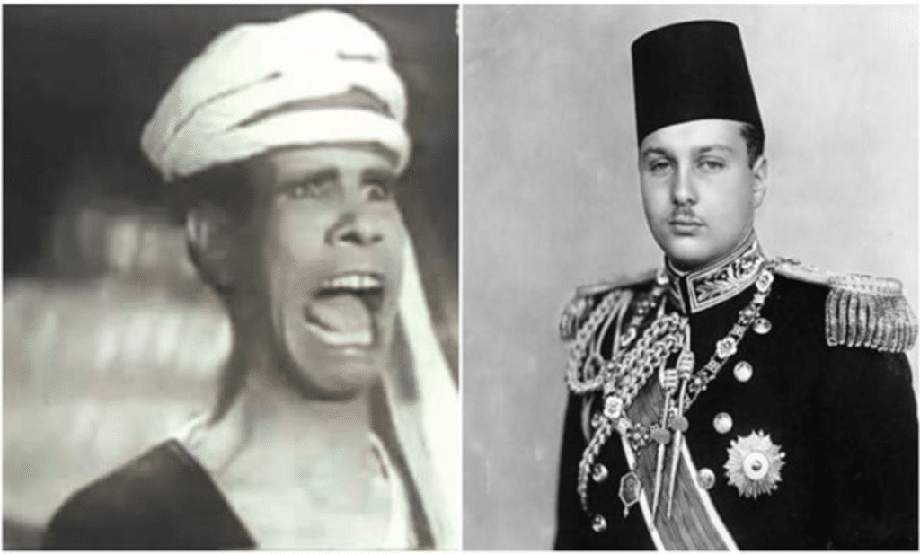 عمر الجيزاوى والملك فاروق