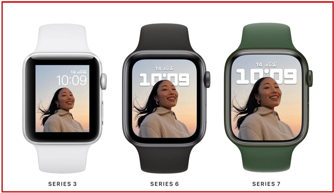 بشاشة أكبر حجمًا.. ساعة ابل 7 الجديدة أهم مواصفات Apple Watch Series 7‏