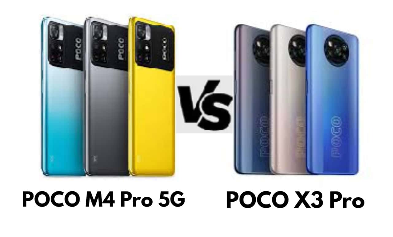 مقارنة مواصفات هاتف POCO M4 Pro 5G & POCO X3 Pro  