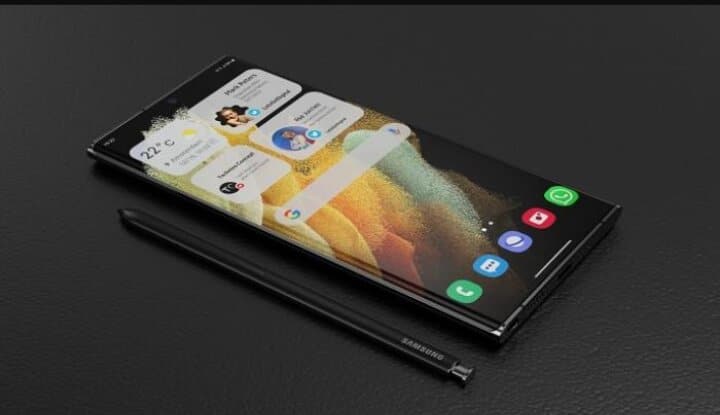 Samsung Galaxy S22 Ultra Screen
