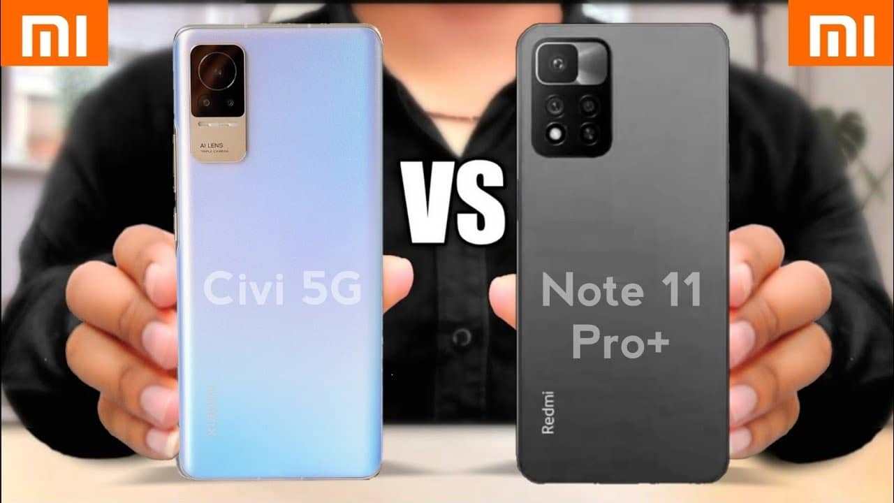 مقارنة مواصفات Redmi Note 11 Pro Plus و  Xiaomi CIVI