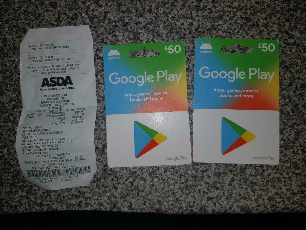 شراء بطاقات جوجل بلاي عن طريق باي بال