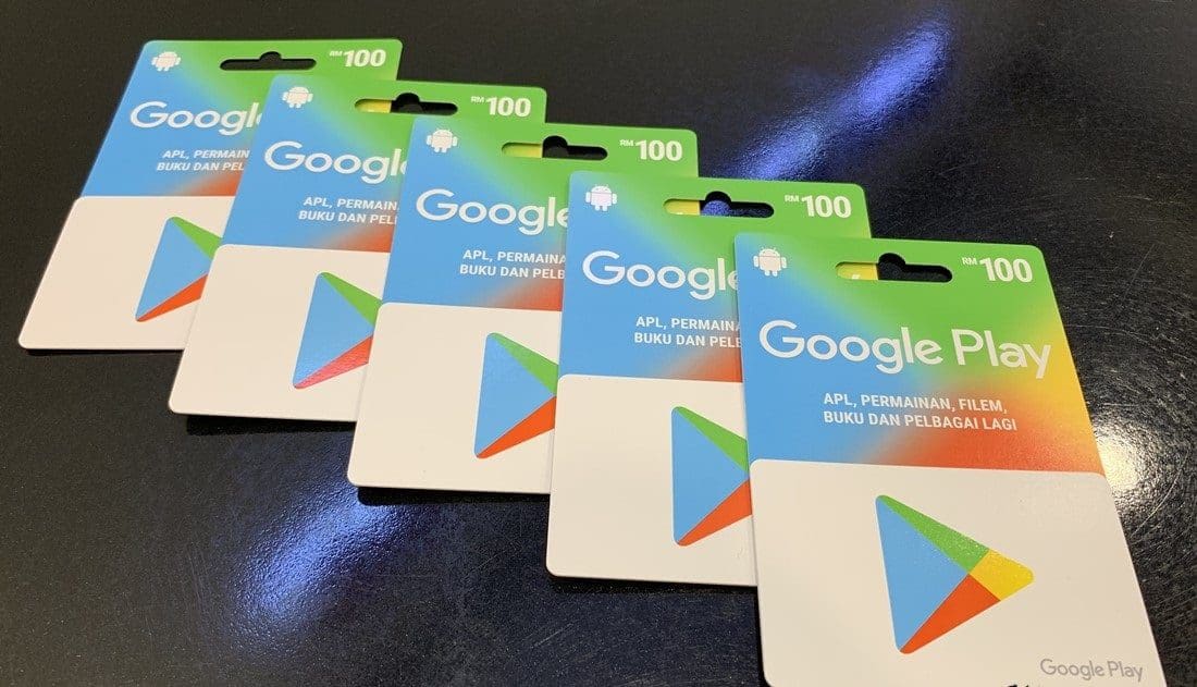 شراء بطاقات جوجل بلاي