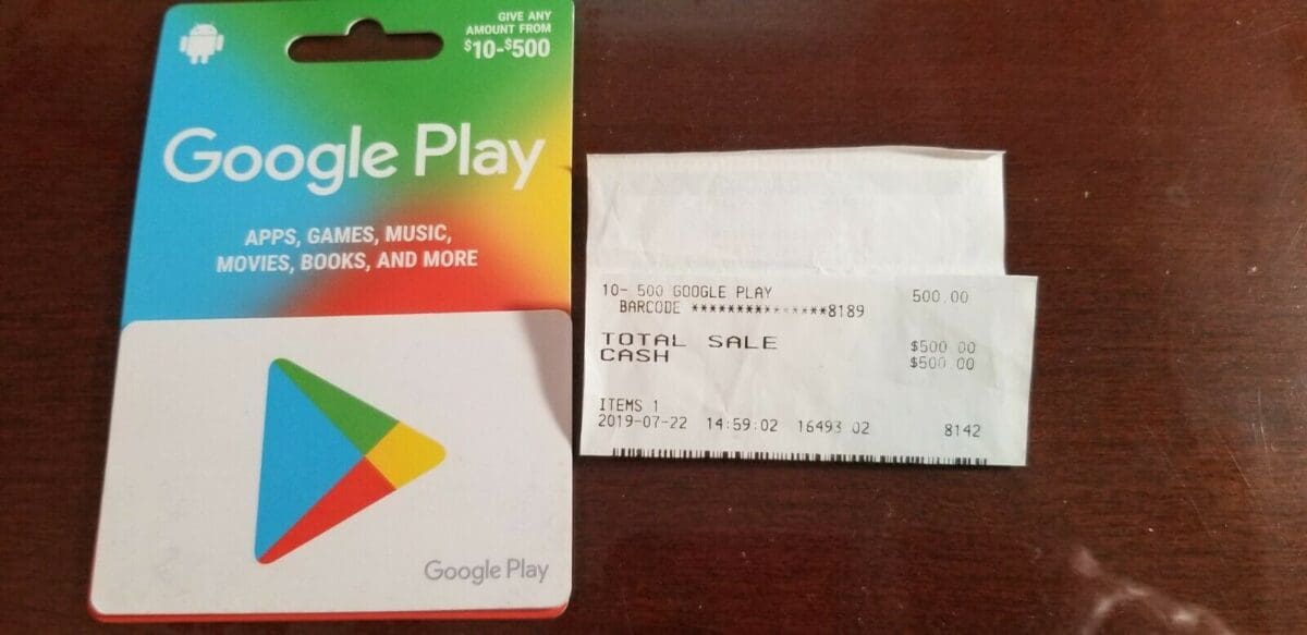 كيف استخدم بطاقات جوجل بلاي