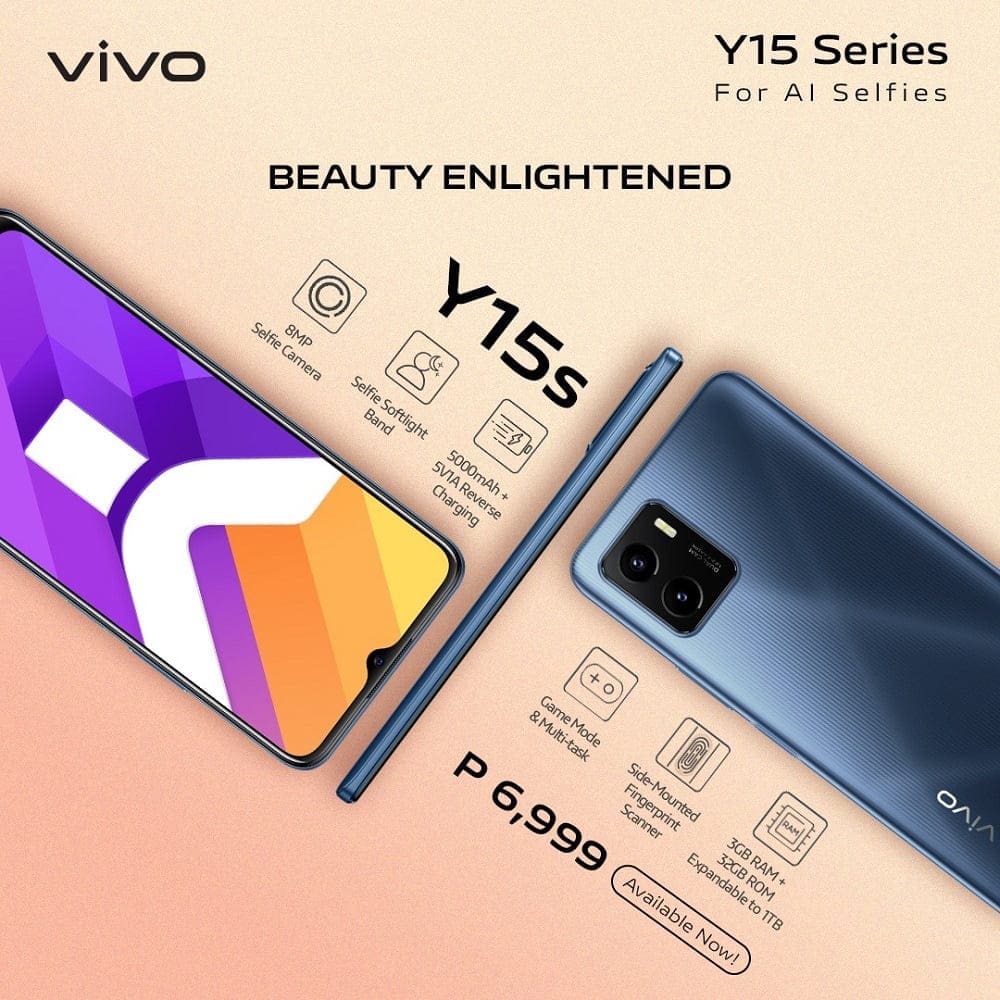 سعر ومواصفات هاتف Vivo Y15s الجديد 2022