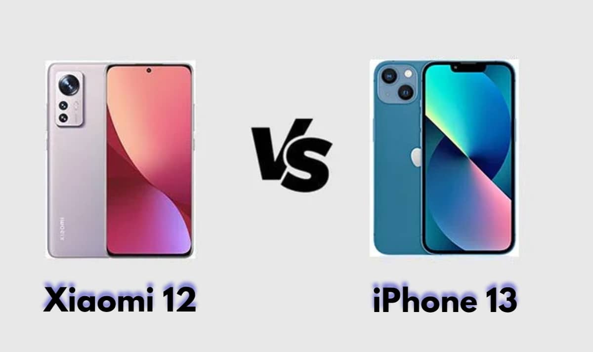مقارنة مواصفات هاتف Xiaomi 12 و Apple iPhone 13