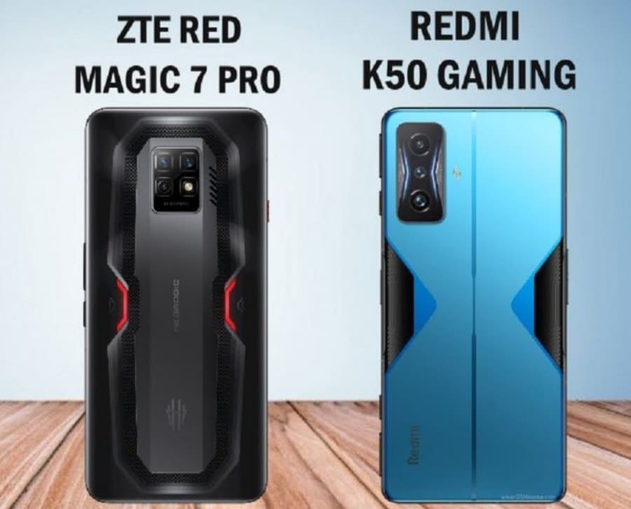 مقارنة مواصفات REDMAGIC 7 Pro وRedmi K50 Gaming هاتفي الألعاب الرائعين
