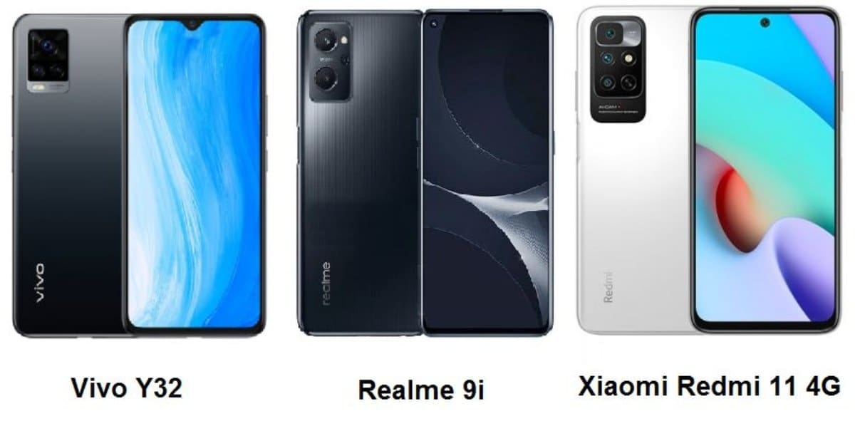 مقارنة مواصفات Redmi Note 11 4G مقابل Realme 9i وVivo Y32