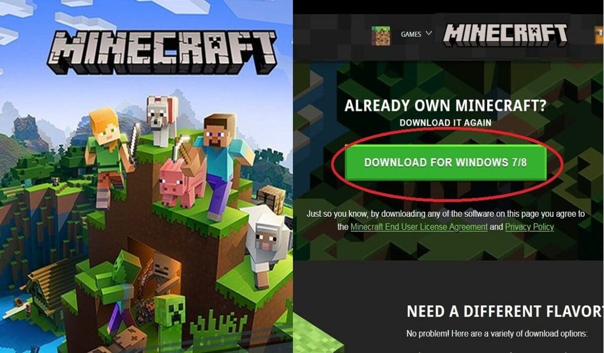 تحميل لعبة ماين كرافت Minecraft