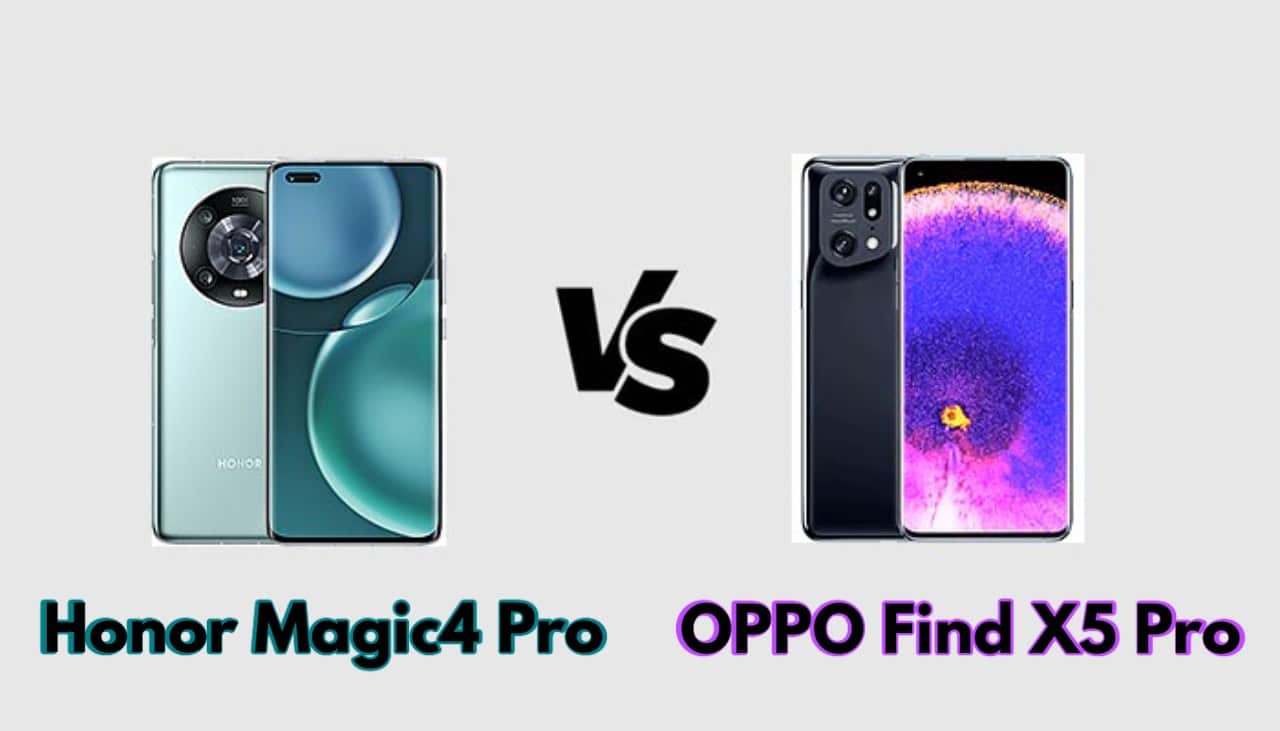 مقارنة مواصفات هاتف Honor Magic4 Pro مقابل OPPO Find X5 Pro