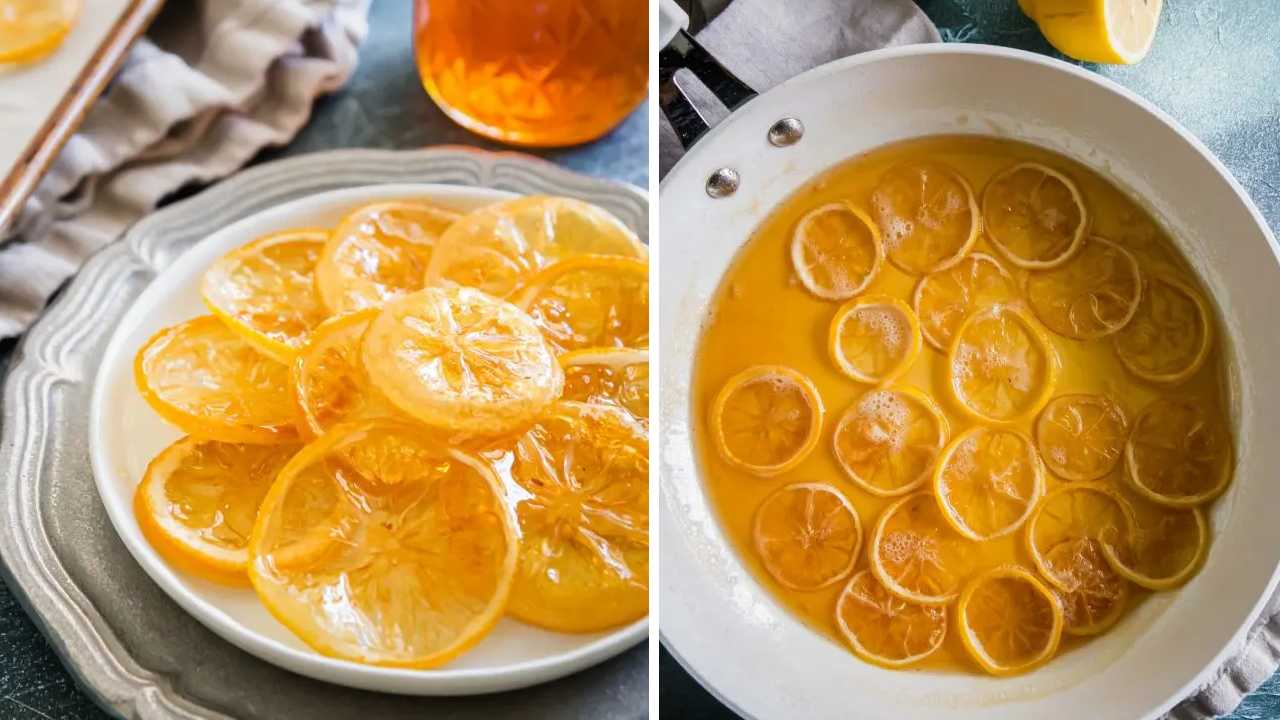 كيفية صنع شرائح الليمون المعسلة