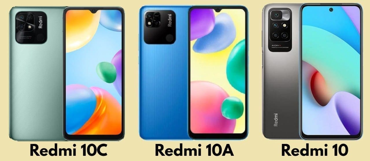 مقارنة مواصفات هواتف ريدمي Redmi 10 وRedmi 10A وRedmi 10C والأسعار