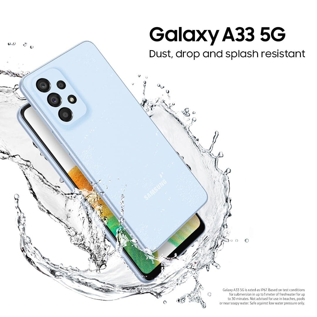 Samsung Galaxy A33 5G phone specifications, the latest A-series phone for the year 2022 5 28/4/2022 - 10:06 PM