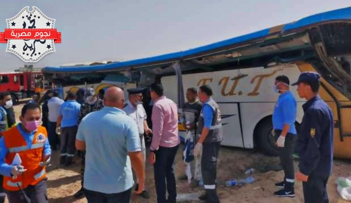 حادث إنقلاب أتوبيس بجنوب سيناء