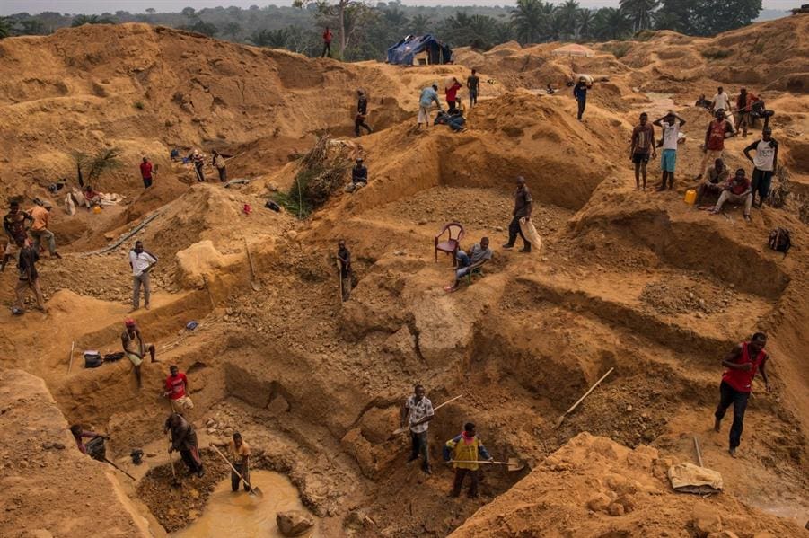 مناجم الماس في الكونغو