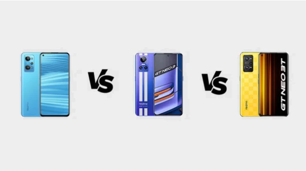 مقارنة مواصفات ثلاثي ريلمي Realme GT 2 & Realme GT Neo 3 & Realme GT Neo 3T والأسعار