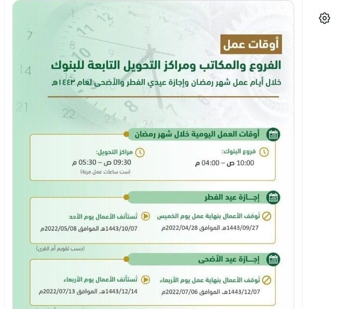 السعودية تعلن موعد إجازة عيد الأضحى 2022