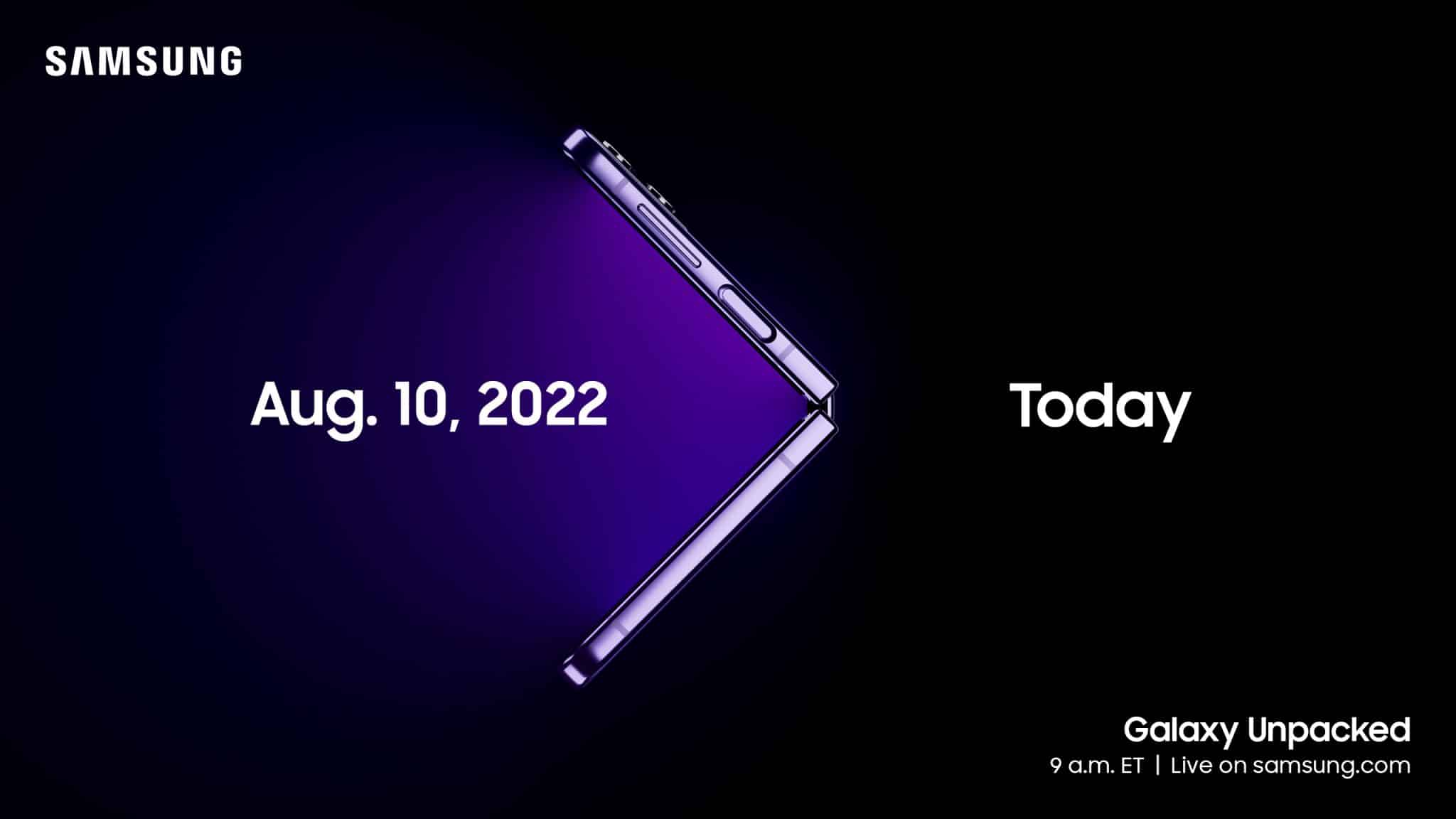 Samsung تعلن رسمياً موعد حدثها التقني الضخم والإعلان عن جيل جديد وحديث من الهواتف الذكية وساعات Galaxy Watch 5