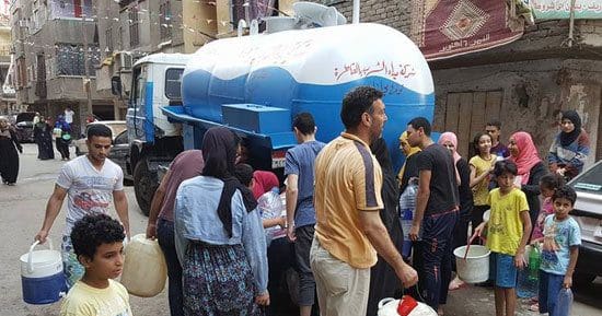 انقطاع المياه لمدة 8 ساعات عن بعض المناطق بالقاهرة.. اعرف السبب