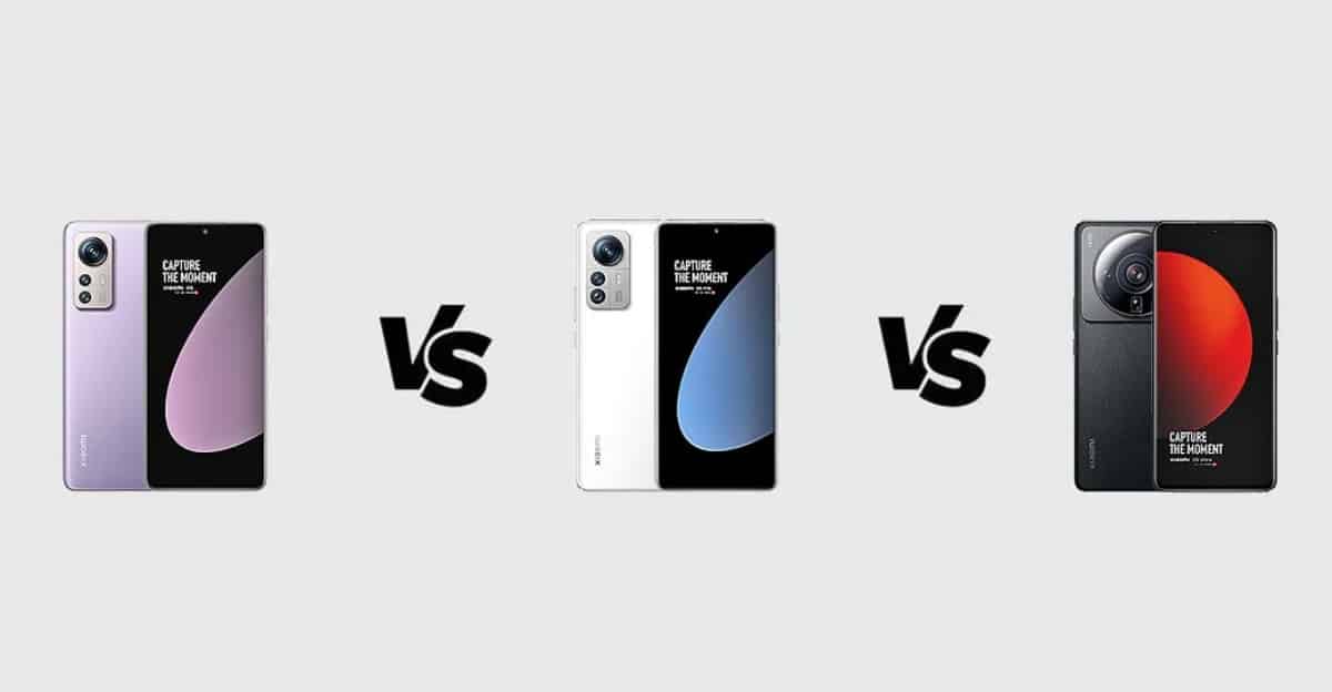 مقارنة المواصفات لهواتف Xiaomi 12S & Xiaomi 12S Pro & Xiaomi 12S Ultra والأسعار