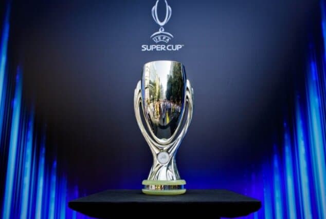 Real Madrid and Eintracht Frankfurt in the European Super Cup 2