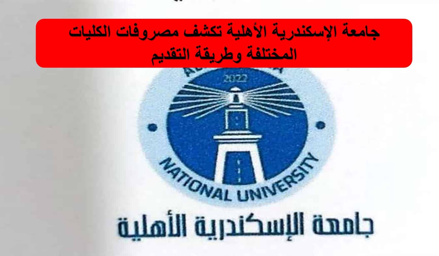جامعة الإسكندرية الأهلية تكشف مصروفات الكليات المختلفة