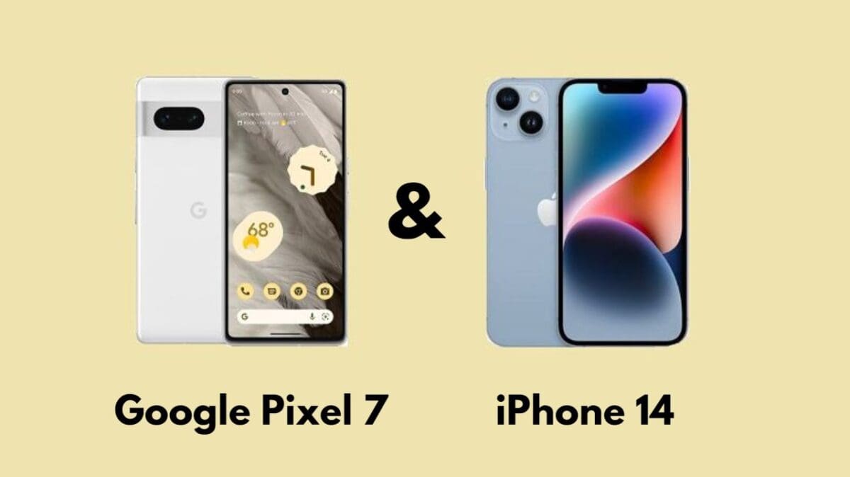 مقارنة مواصفات Google Pixel 7 & iPhone 14 والأسعار
