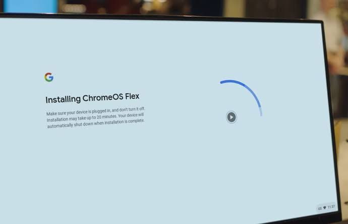 تطبيق نظام Chrome OS Flex لتحويل اللابتوب من قديم الي جديد