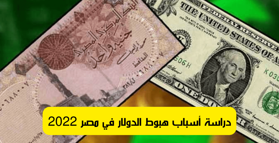 دراسة أسباب هبوط الدولار في مصر 2022