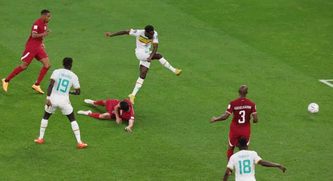 لقطة من لقاء السنغال ضد قطر 