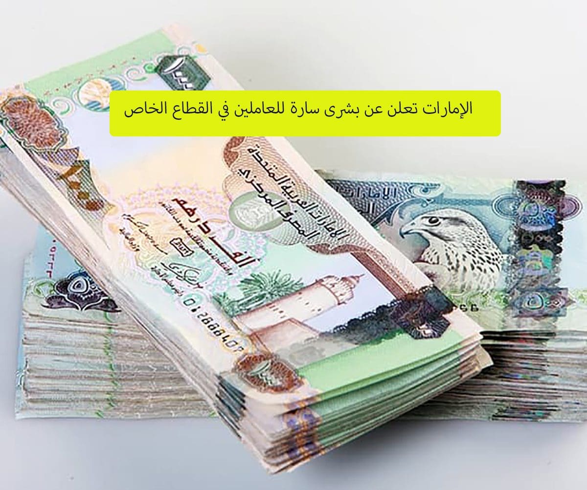 الإمارات تعلن عن بشرى سارة للعاملين في القطاع الخاص