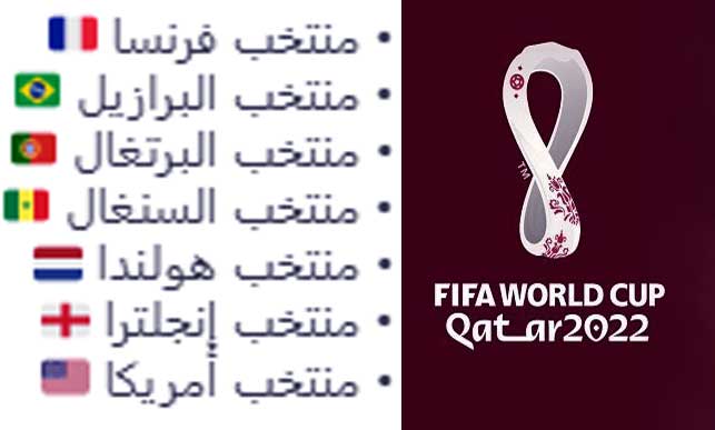 المنتخبات المتأهلة لدور الـ16 في كأس العالم قطر 2022
