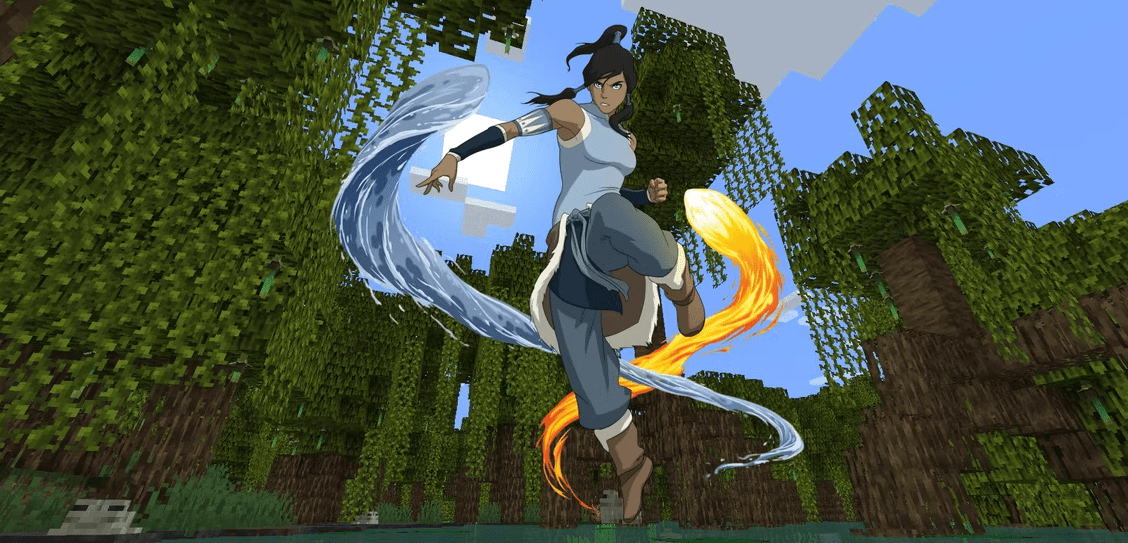 حدث ماين كرافت المدهش الجديد Avatar Legends يجلب رسوم متحركة و4 جلود وإضافات أخرى