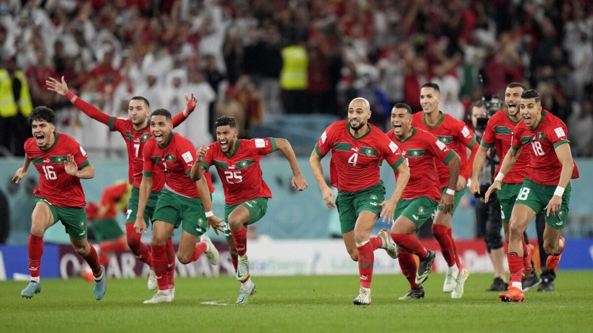 منتخب المغرب يواجه المنتخب الفرنسي - كأس العالم قطر 2022