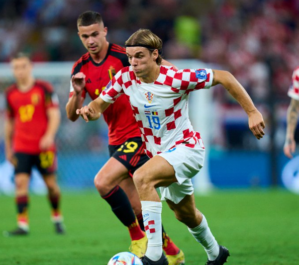 من لقاء كرواتيا وبلجيكا - من حساب FIFAWorldCup على تويتر