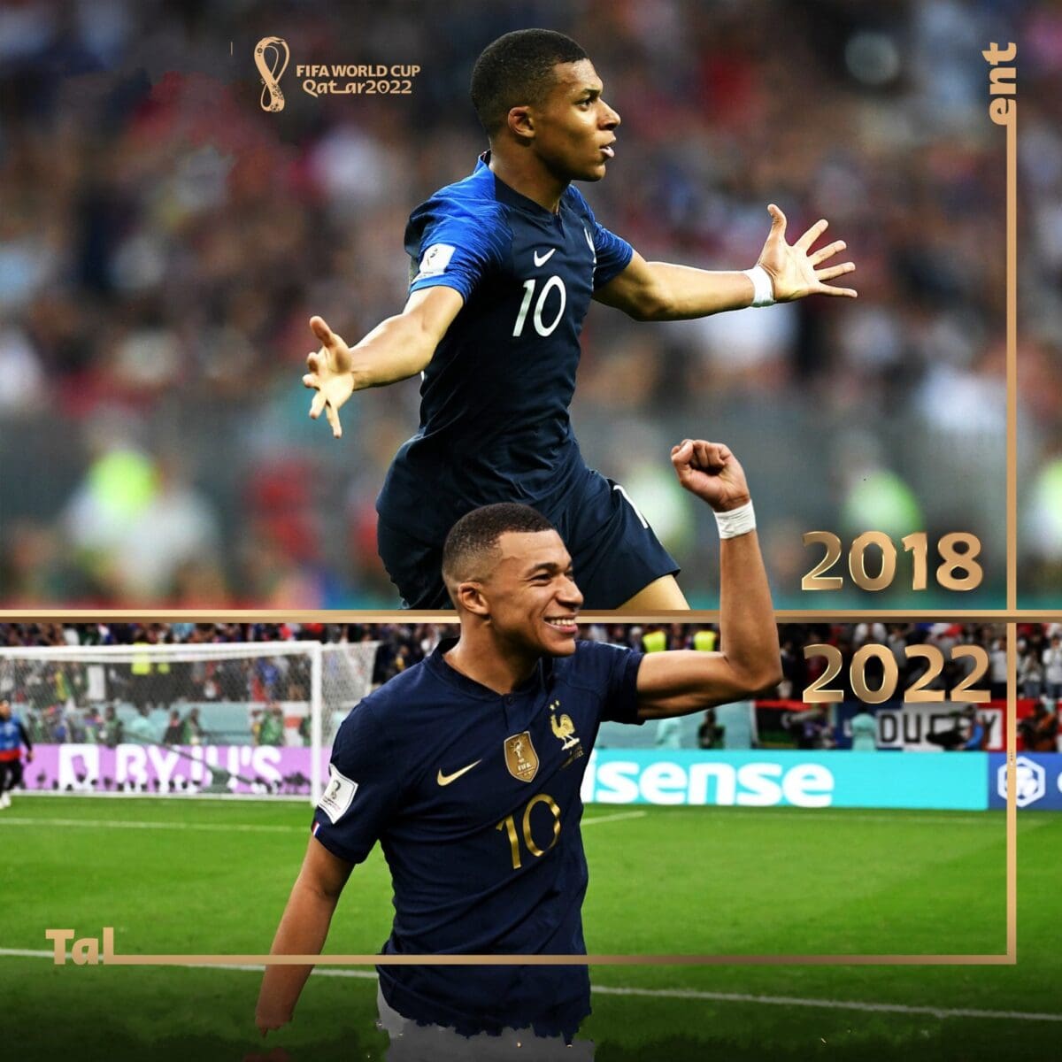 النجم الفرنسي كيليان مبابي يصبح أصغر لاعب يسجل 10 أهداف في كأس العالم
