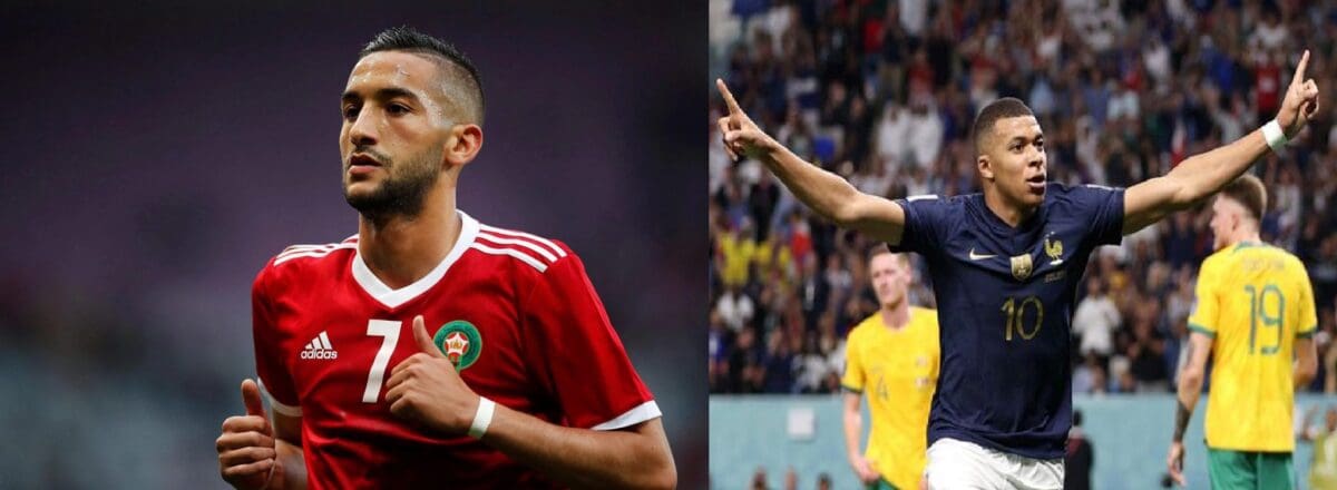 موعد مباراة المنتخب المغربي ضد المنتخب الفرنسي في نصف نهائي كأس العالم قطر 2022