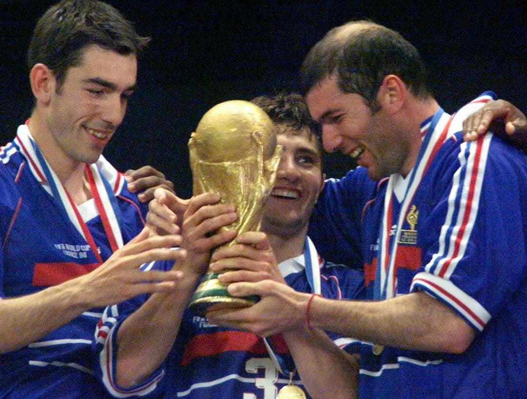 زيدان رفقة كأس العالم 1998
