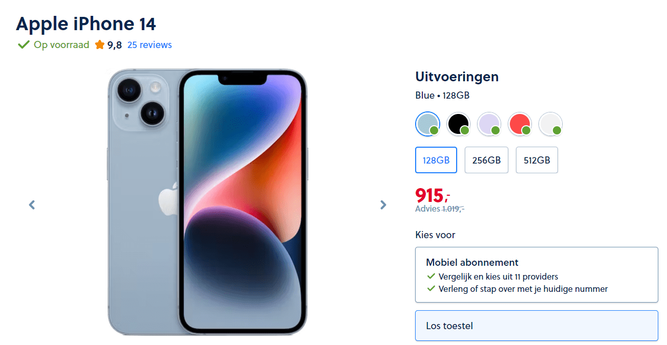 أفضل عروض iPhone 14 في هولندا
