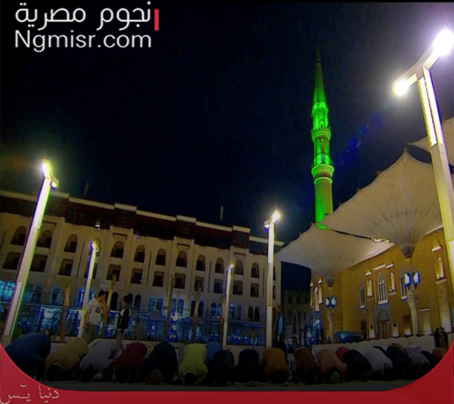 صلاة التراويح في مسجدي الحسين وعمرو بن العاص