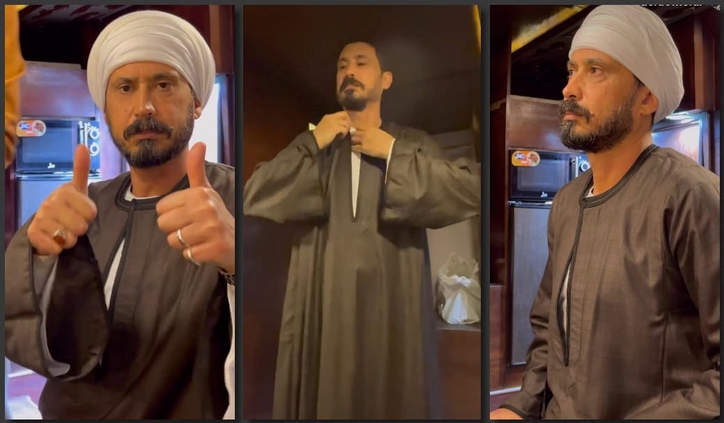 أحمد عيد يشوق متابعيه بفيديو من كواليس عملة نادرة ولأول مرة في شخصية صعيدية