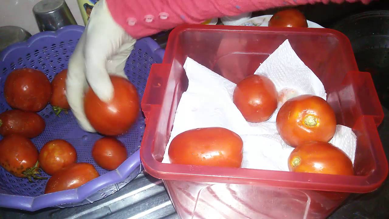 حفظ الطماطم في الثلاجة