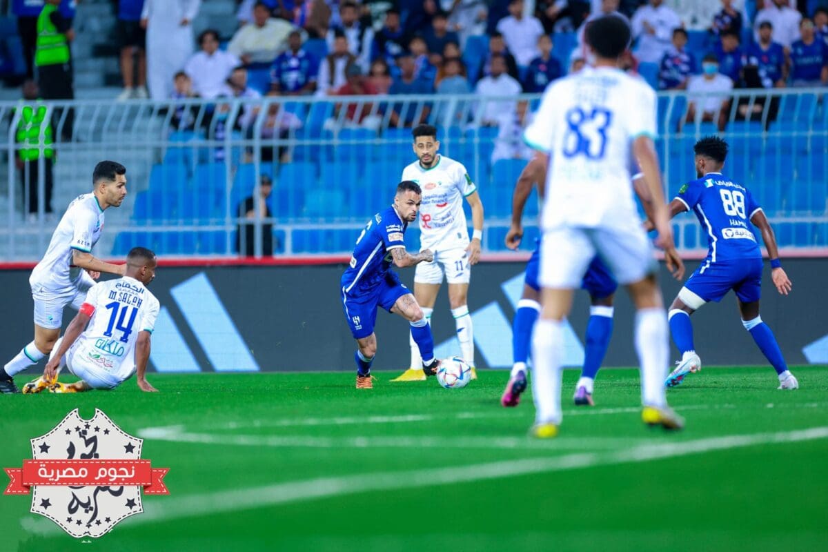 جانب من مواجهة الهلال والفتح في ربع نهائي كأس الملك السعودي 2023