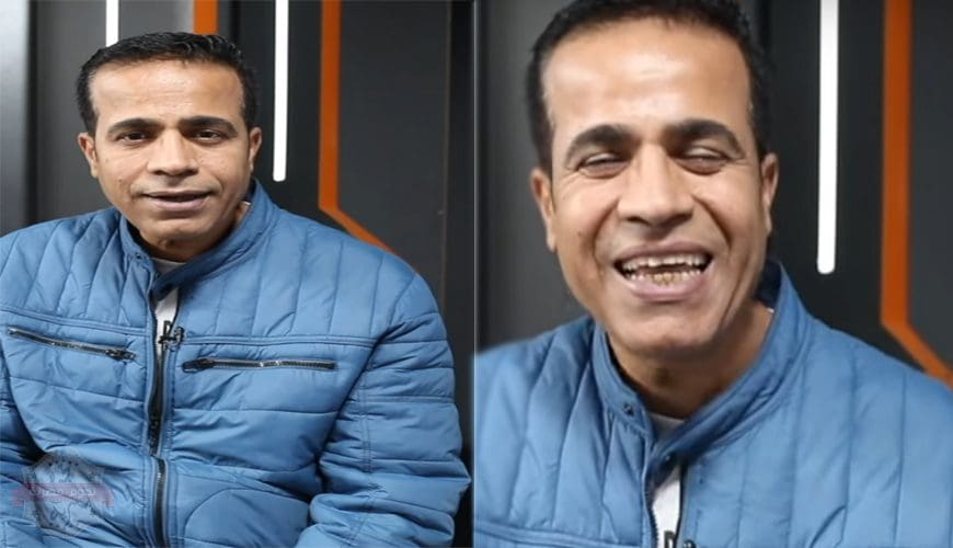 محمود فتحي مذيع قناة الحلبة
