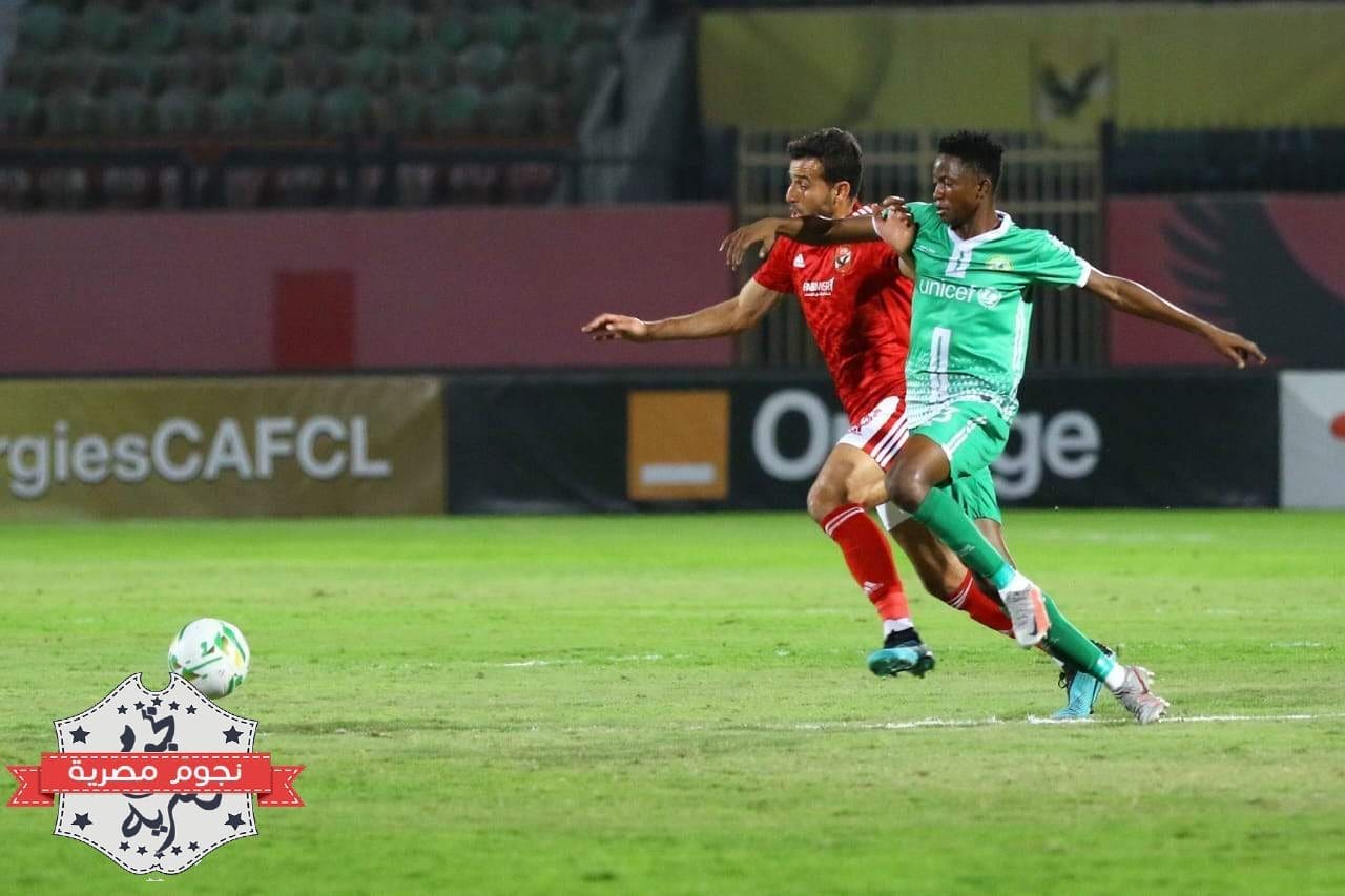 من مواجهة الذهاب بين القطن الكاميروني والأهلي المصري في دوري الأبطال الأفريقي